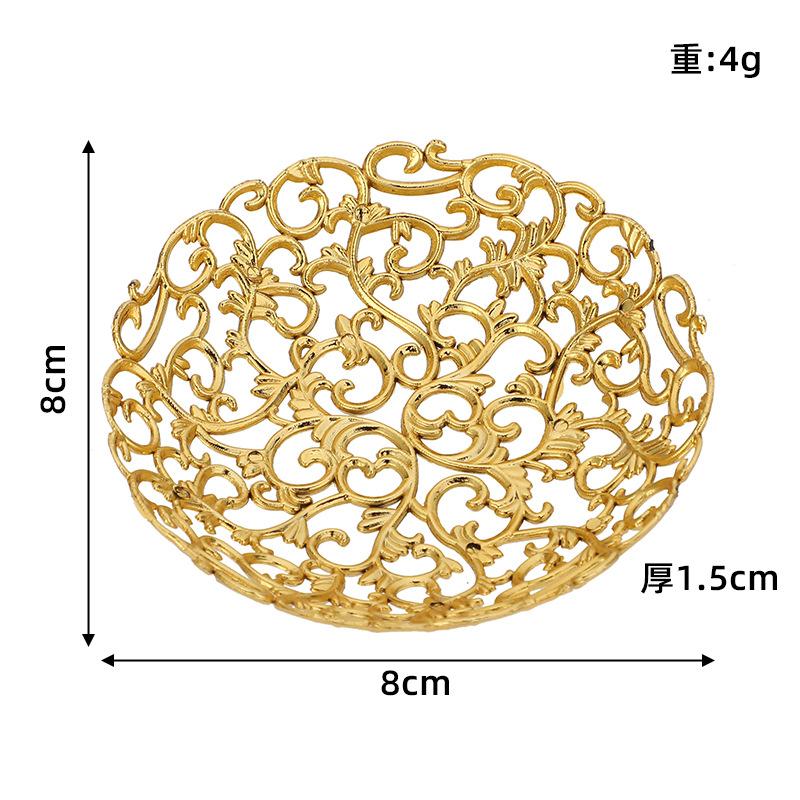 12 Pcs Cake Tray Ramadan Cookie Food Trays Tableware Decorate Serving Plastic Eid Mubarak Banquet