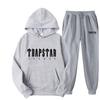 Mens Hooded Sports Tracksuit Unisex Two-Piece Running Outfits Long Sleeve Pullover Hoodies Sweatshirt+Sweatpants Set