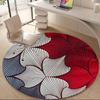 1pc Ginkgo Leaves Pattern Office Round Area Rug, Indoor Mat Suitable ForOffice, Under Office Chairs Bedroom Living Room Home Decor, Room Deco T278