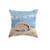New Marine Animal Pillowcase Cartoon Hand-painted Shell Coral Starfish Linen Digital Print Hug Pillow