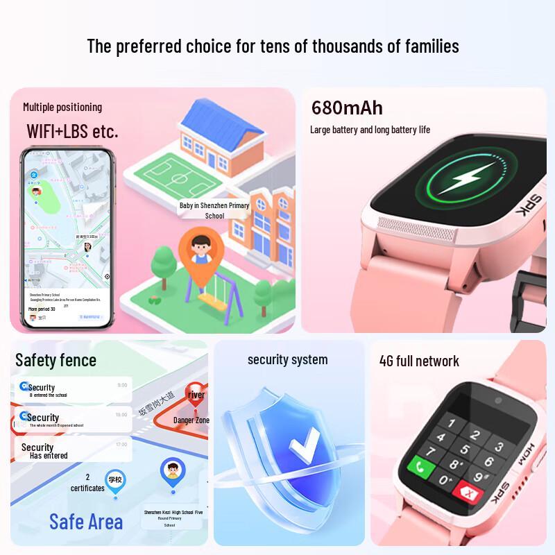 Xiaobawang Z20 Kids' 4G GPS Smartwatch (CN version)