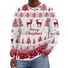 Men's Christmas Hoodless Neck Pullover Sweatshirt, for Him