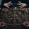 Tarots Tablecloth Altars Cloth Crosses Rose Astrology Tablecloth Divinations Card Cloth Tapestry Wall Decoration
