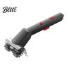 Battery Powered Grill Scrubber Electric Brush with Dual Rotating Heads And Built-in LED Light Cordless BBQ Outdoor Cleaning Tool Cleaner Water