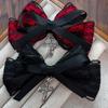 2/4PCS Gothic Fashion Hair Clip Exquisite Hair Accessories For Women Girls Personalized Sweet Cool Cross Bow Hair Clip Gifts