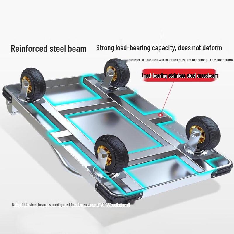 Heavy-Duty Steel Plate Hand Truck