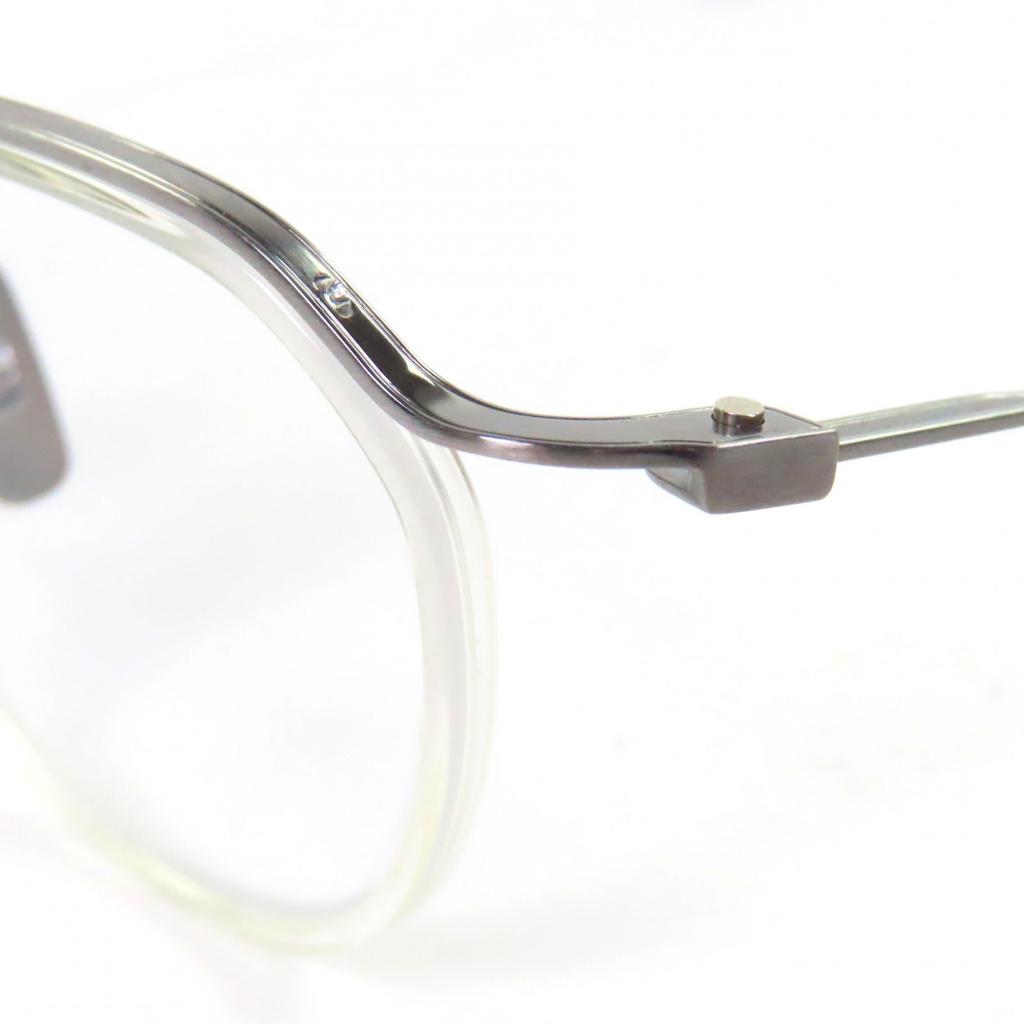 Excellent DITA Glasses SCHEMA-TWO Antique Silver Mens DTX131 Used