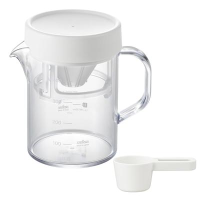 Akebono Sangyo Kaffee-Server Stron 400 Becher Compact Dripper Set Weiß TW-3767