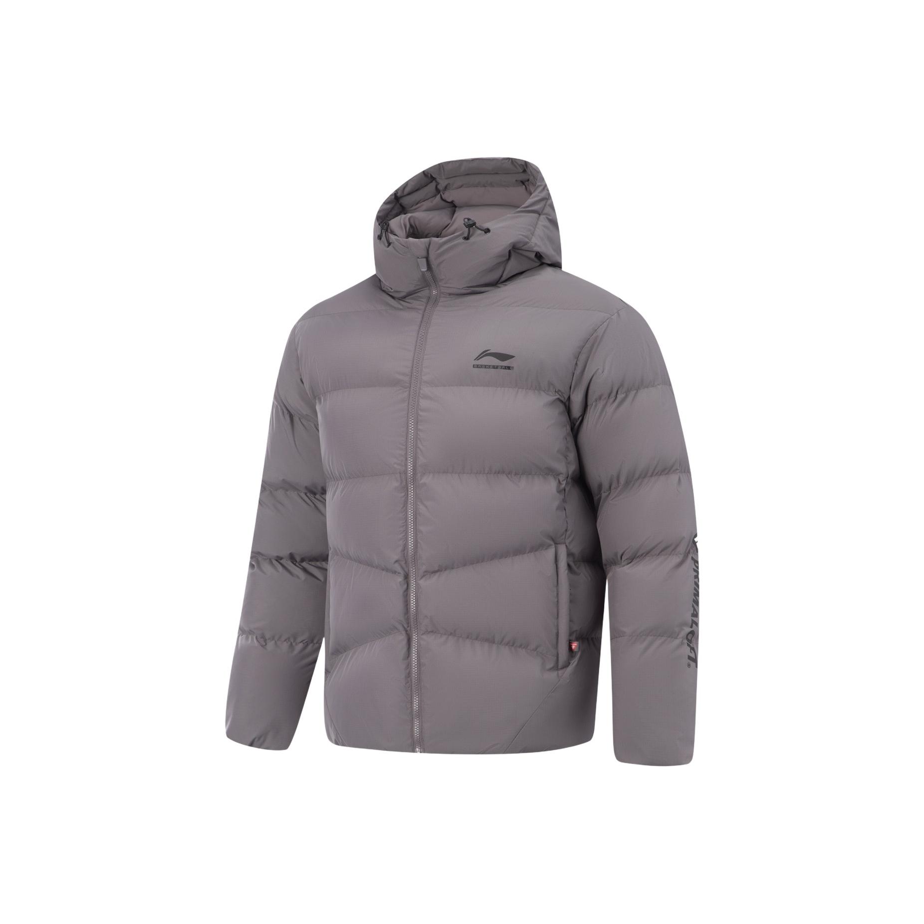 

Куртка бавовняна з капюшоном вільного крою серії CBA Li Ning з графічним логотипом чоловічі куртки AJMV069-5 XL