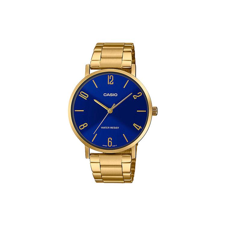 

CASIO Men Standard Series Blue Watch MTP-VT01G-2B2U MTP-VT01G-2B2U Blue Dial