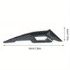 Carbon Fiber Motorcycle Wind Wings Self-Adhesive Aerodynamic Front Spoilers