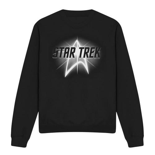 Star Trek Unisex Adult Glow Logo Sweatshirt