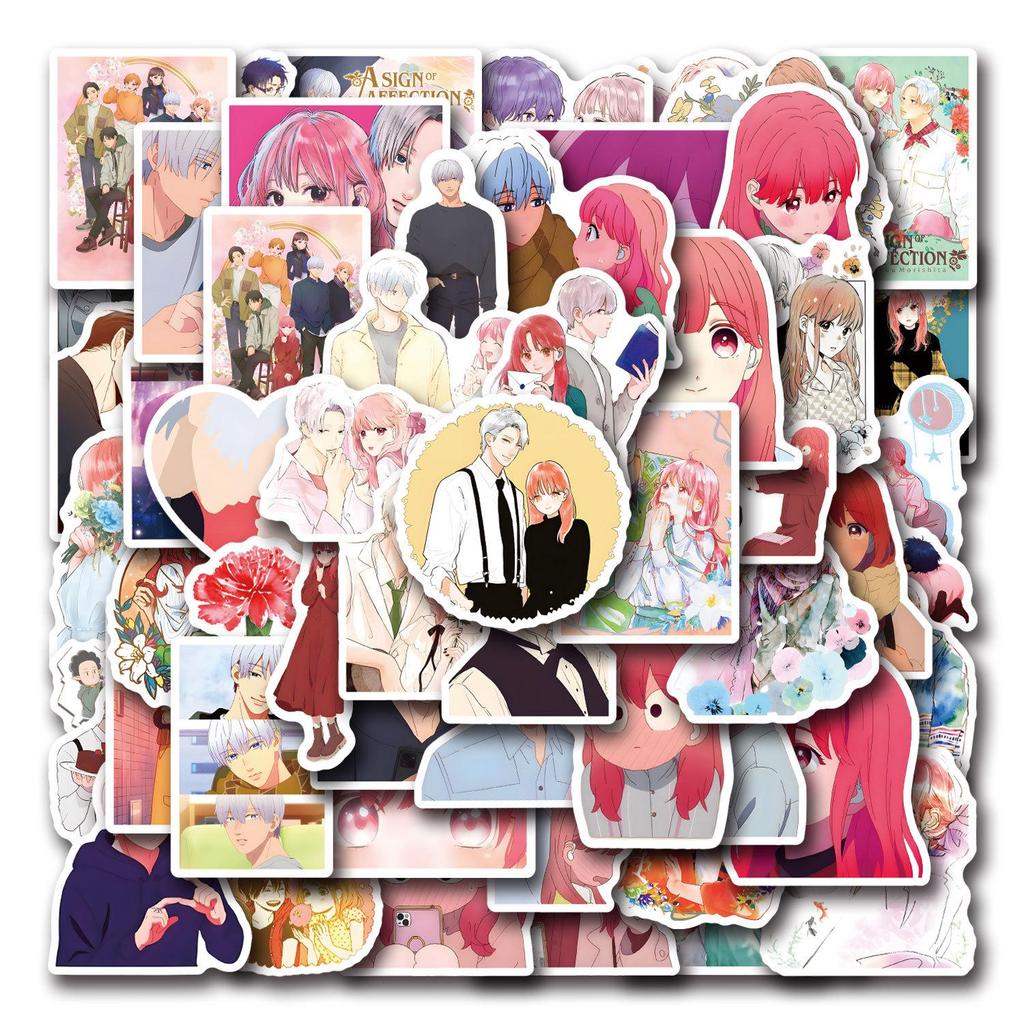 55 Cross-Border Love Symbol Graffiti Stickers for DIY Decoration - Perfect for Suitcases and Phones