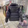Black and Gold Down Jacket Women's Short Winter New Couple Men's and Women's Thickened High-end Coat
