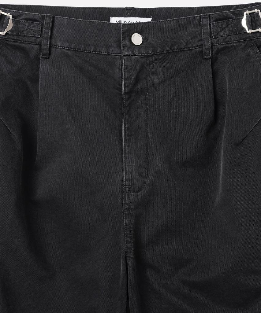 MILLO ARCHIVE Garment Washed Silhouette Pants [Black]