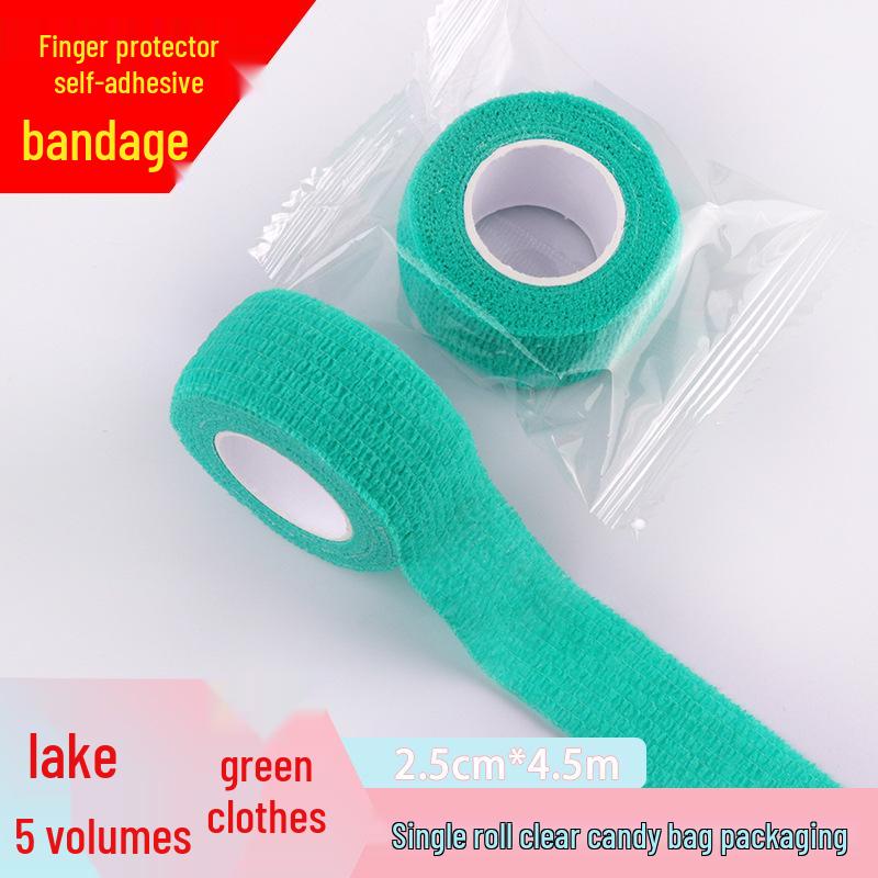 Sports Finger Protector Self-Adhesive Bandage: Finger Wrap Tape & Wrist Support for Basketball/Badminton