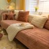 Plush Sofa Cushion New Winter Thickened Leather Anti-slip Cushion Light Luxury Simple Sofa Cover Thickened