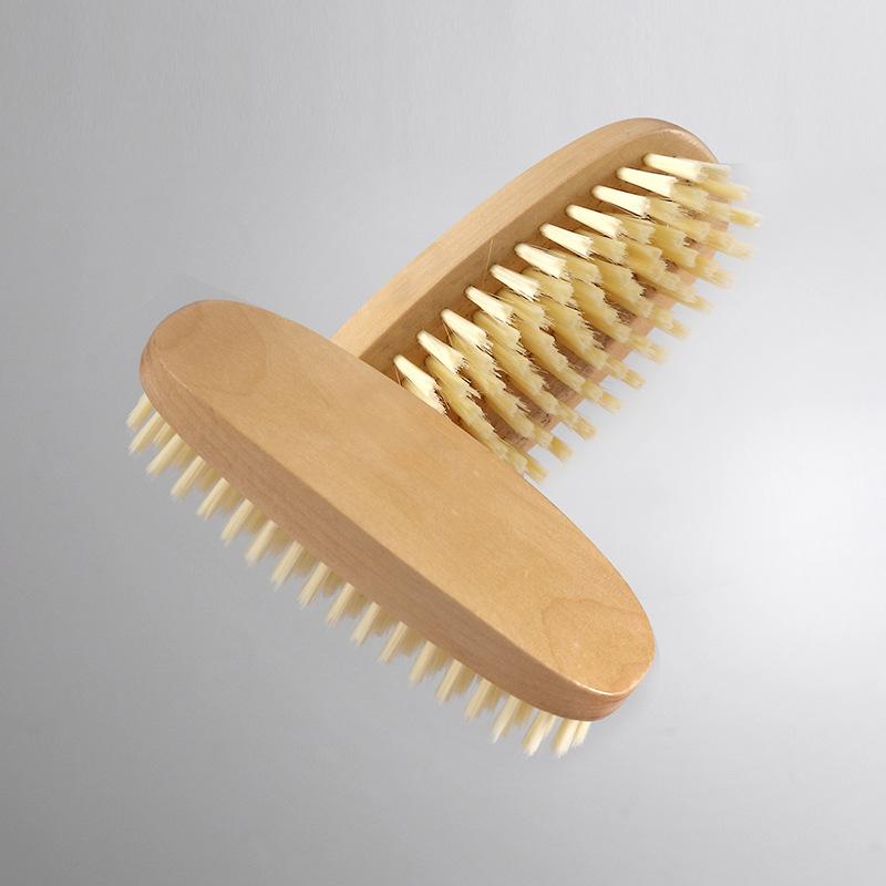 The Lotus Wood Shoe Brush Is Easy To UseA Practical Cleaning Brush and A Sharpened Silk Laundry Brush