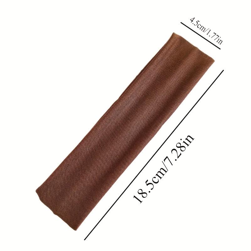1Pc Unisex Solid Color Sweat-Absorbent, Soft, Breathable Simple Hair Tie Suitable for Fitness, Running, Yoga, High Elasticity Sports Headband