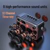 SANSUI Z5 Portable Bluetooth Speaker with Quad Bass CN plug (adapter included)
