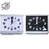 Silent Alarm Clock No Tick Wake Up Timer Quartz Large Number For Bedroom Kids