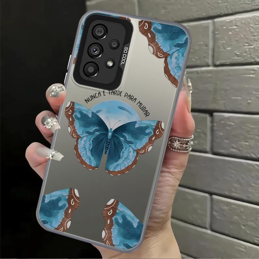 Case for Samsung Galaxy A10 A20 A71 A51 A52 A04 A05 A03 A56 A06 A07 A50 A72 A54 Back Phone Cover Creative Butterfly Art