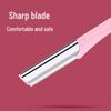 Stainless Steel Eyebrow Razor with Comb - Safe and Practical Shaping Tool