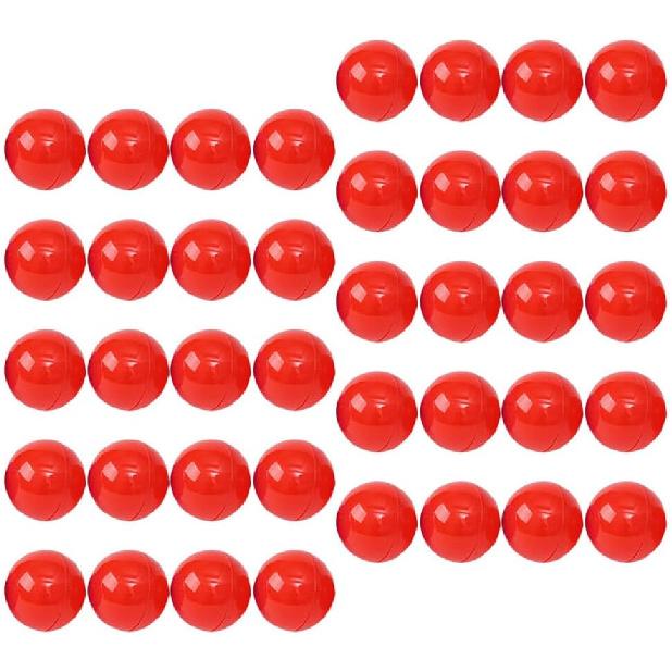 PRETYZOOM 50pcs Empty Colored Round Capsules 5cm Vending Machine Capsules Lottery Balls Small Bingo Raffle Drawing Balls