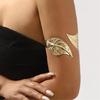 Dam Filigran Armkedja Manschett Armband Öppen Armring för Strand Armkedja för Kvinnor Tonåring Armband Armring