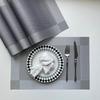 PVC Western food mat, hotel Teslin thermal insulation mat, single frame coaster, home non-slip double frame jacquard woven mat
