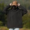 Spring and Autumn Couple Outdoor Splicing Contrasting Color Jacket Windproof Waterproof Loose Thin Men's and Women's Jacket