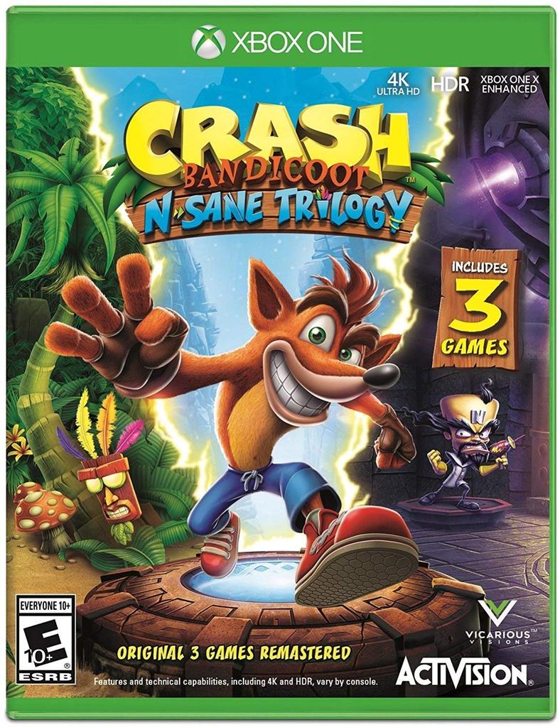 Crash Bandicoot Sane Trilogy North XboxOne N. (Imported America) -