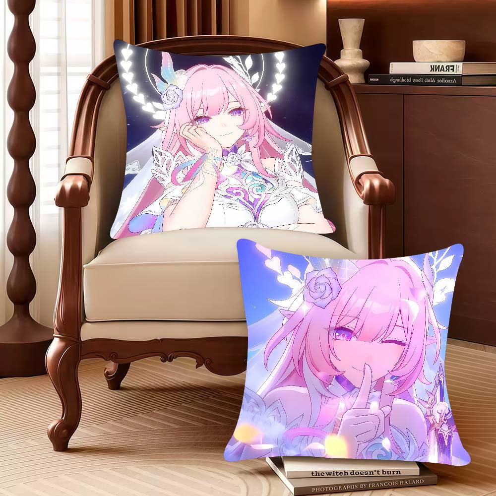 Honkai Star Cyrene Pillow Case Decor Protective Covers Comfortable Soft for Sofa Living Room Home Office