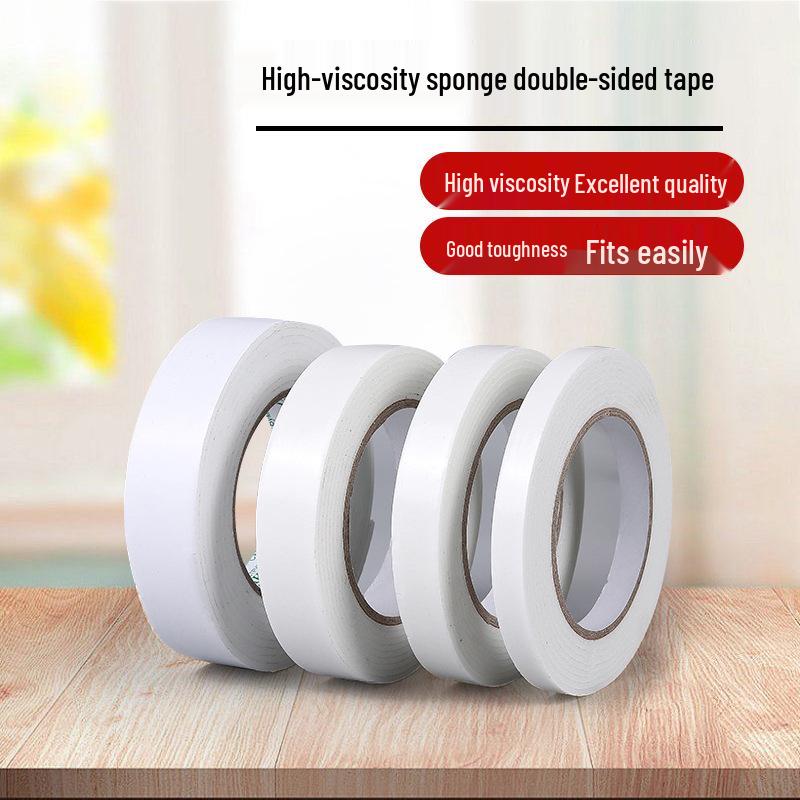 High Viscosity Double-Sided Sponge Foam Tape for DIY, Office, and Student Projects