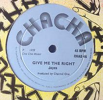 12inch Record JAYS - I'm The One Who Loves You CHAD4 Cha Cha 1978 Jamaica Reggae, Ska & Dub Used