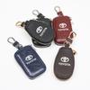 Car Key Bag Cover Keychain Ring Leather Protection Case For Toyota GR 86 Corolla RAV4 CHR Yaris Camry Prado Prius Avensis Hilux