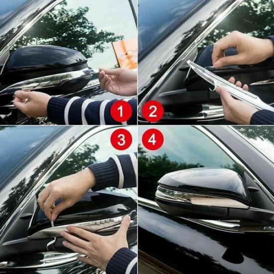 For Toyota Highlander 2014- Chrome Cover Trim Set- Side Rearview Mirror
