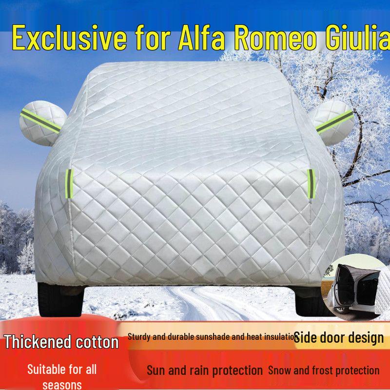 Alfa Romeo Giulia All-Weather Car Cover - Sun, Rain & Snow Protection Oxford Cloth Alfa Romeo Giulia