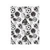Cartoon Soccer Ball Football Blanket Coral Fleece Plush Print   Multifunction Warm Throw Blanket for Bed Outdoor Bedspreads