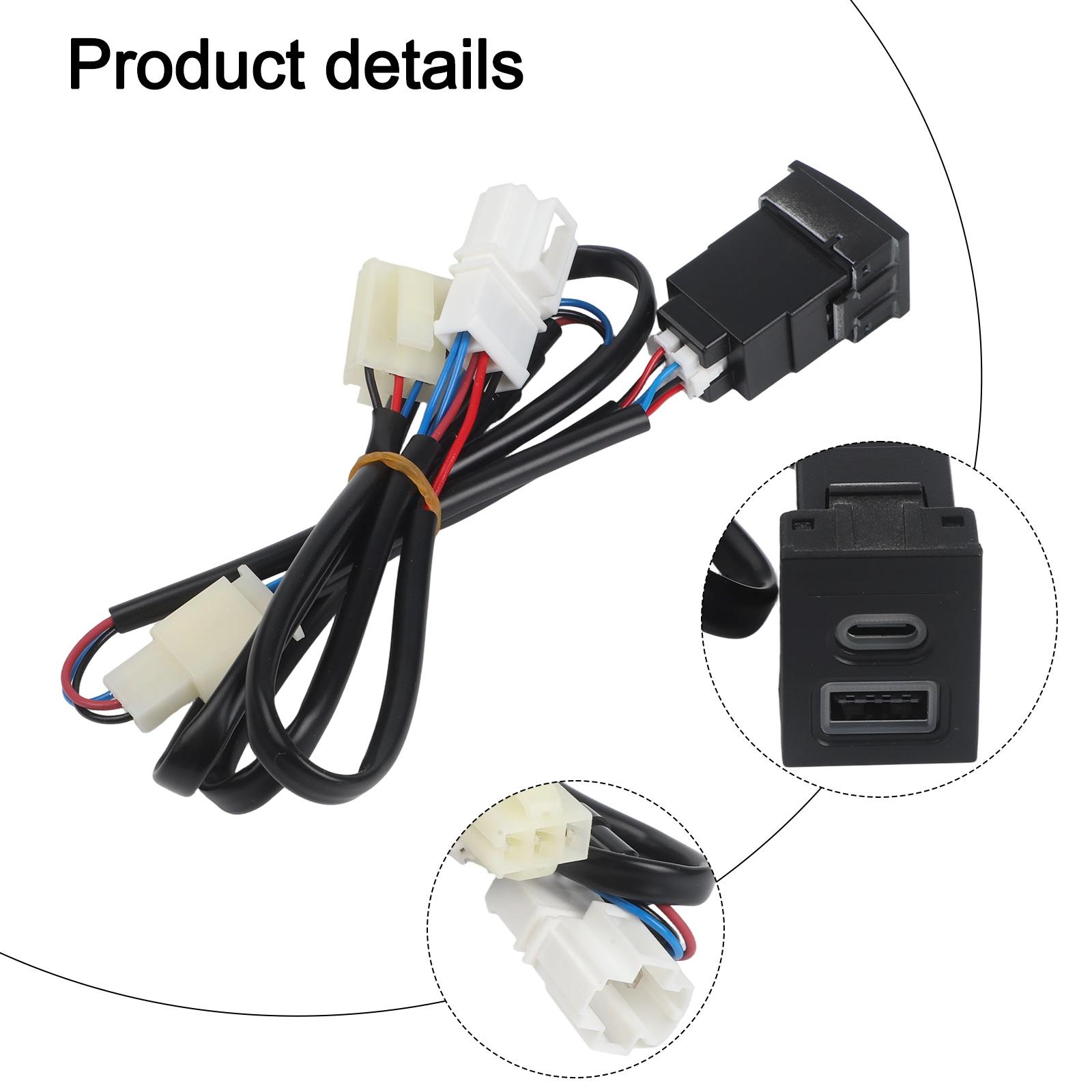 

Car USB Charger PD Charger On-the-go Charging Black Auto Fast Charge Usb Converter ABS Material High Universality China Mainland