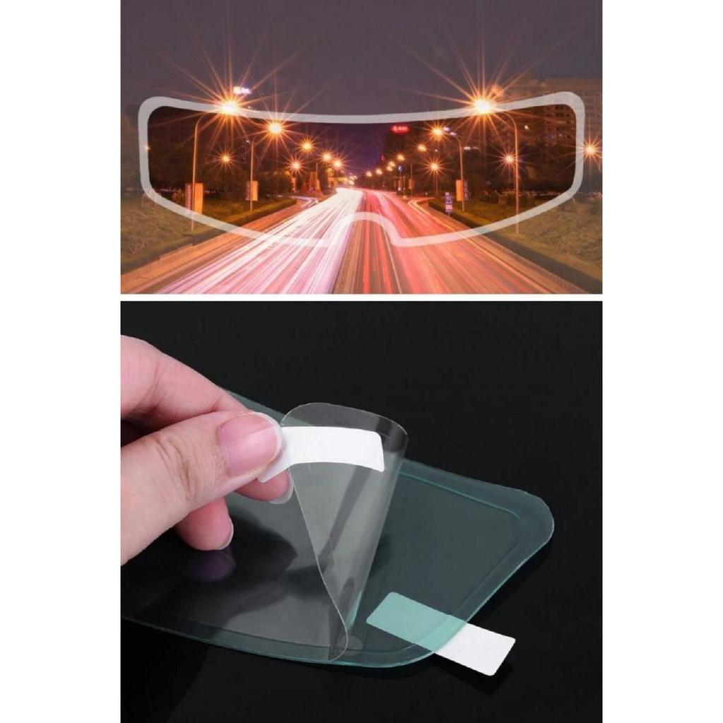 Motorcycle Helmet Visor Waterproof Durable Scratch Protection Lens Film Anti-fog