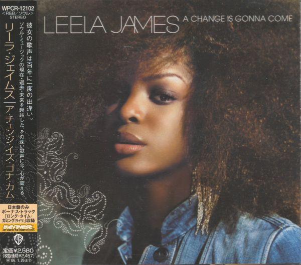 

CD LEELA JAMES - A Change Is Gonna Come WPCR12102 Warner Bros. Re 2005 Japan ObiSoul/Funk Used