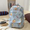Cartoon Print Student Schoolbag Women's Backpack Large Capacity Backpack