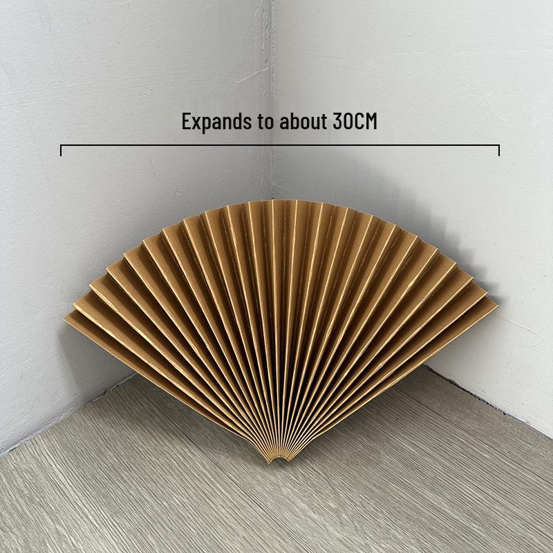 Roter halbkreisförmiger Bambuspapierfächer für Hochzeits- und Eventdekoration