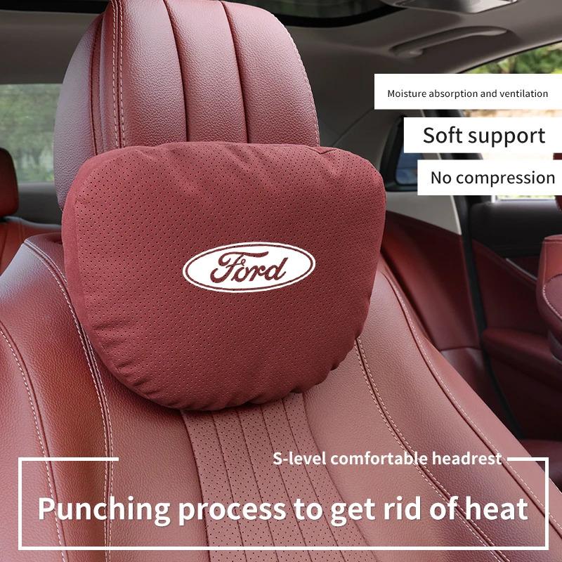 For Ford Focus Fiesta Fusion Explorer Edge Kuga Mondeo ST F150 Ecosport Ranger Car Headrest Neck Support Seat Soft Neck Pillow