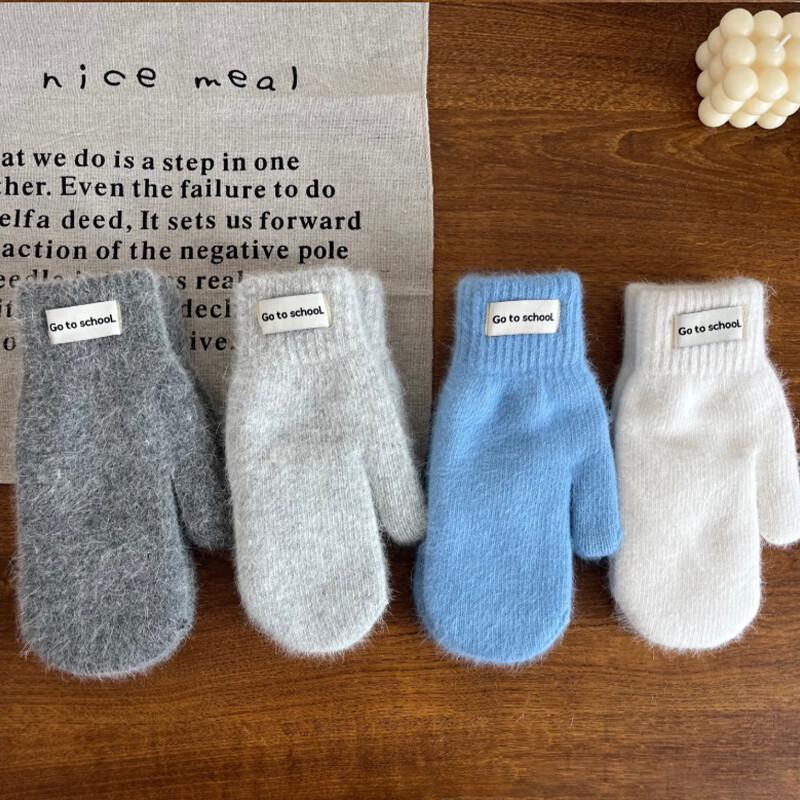 Xue Qiman Unisex Thickened Rabbit Fur Gloves