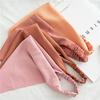 Women Head Scarf Solid Color Hair Accessory with Macaron Pastel Colors Elastic Band Stretchy Versatile Triangular Wrap for Fashion Daily Use Hair Band