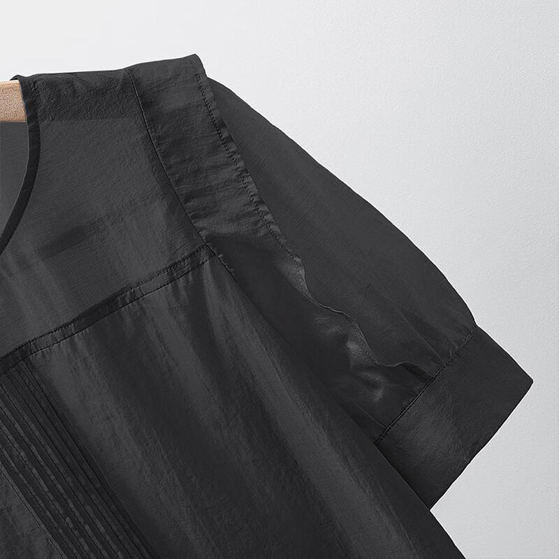 Women's Round Neck Five-Sleeve Casual Shirt