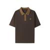 Color Block Loose Fit Korte Mouw Polo Shirt Heren tops L226M005-05U5