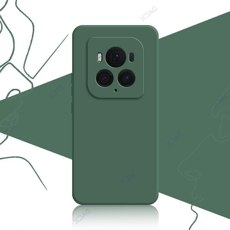 Luxury Double Liner Cover Cases for Honor Magic6 Magic 6 Pro Ultimate 6Pro 6Ultimate 5G Square Liquid Silicone Phone Armor Coque